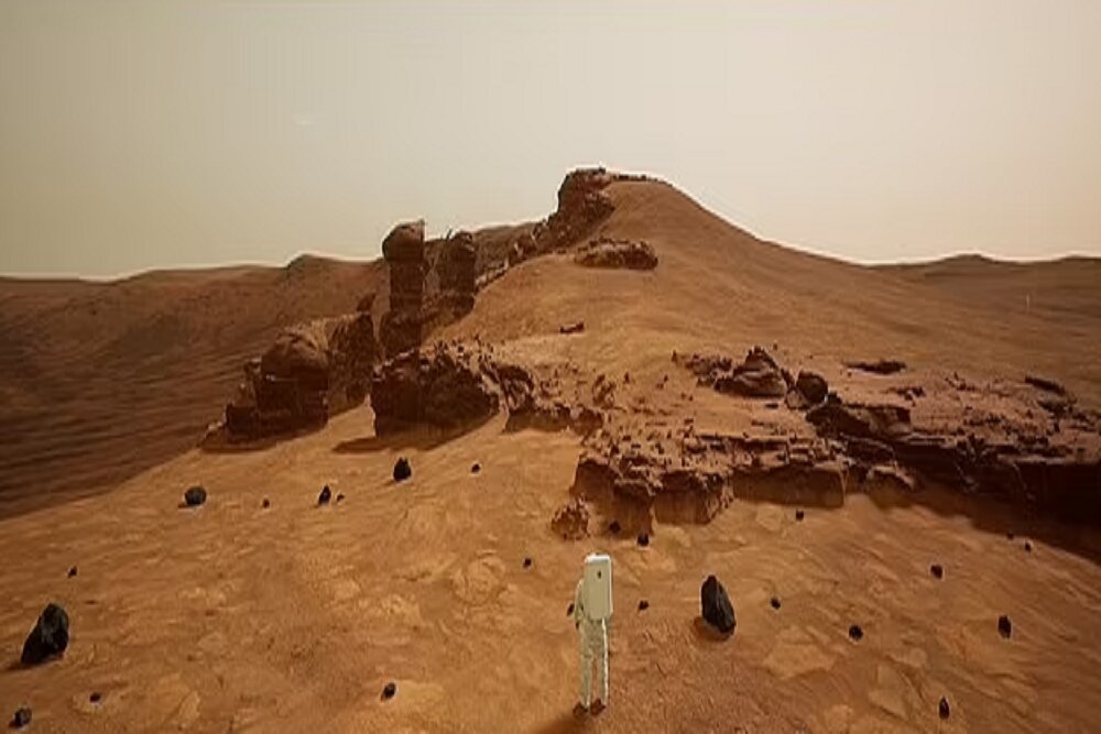 تجربه حضور در مریخ با شبیه‌سازی واقعیت مجازی
