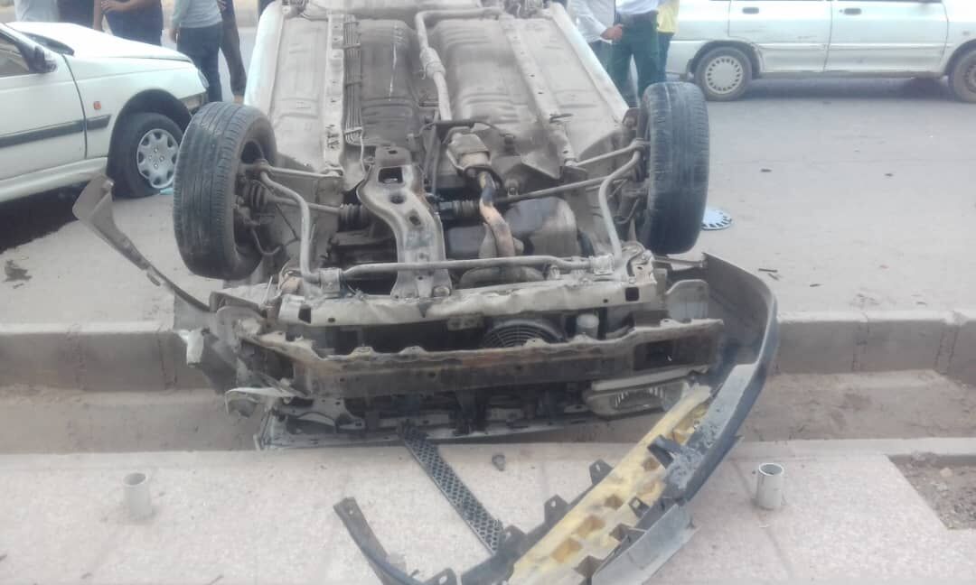 حادثه رانندگی زنجیره ای کرمان هفت مصدوم برجای گذاشت