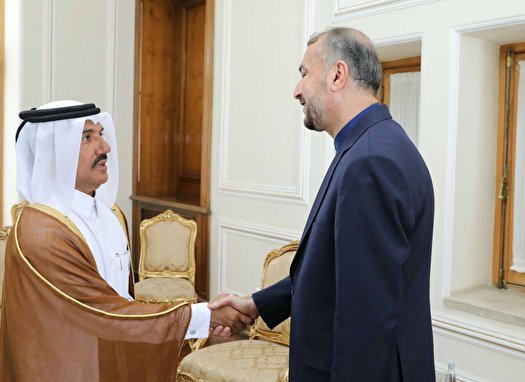دیدار هیات وزارت امور خارجه قطر با امیرعبداللهیان
