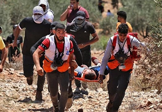 زخمی شدن ۳۱ فلسطینی در نابلس