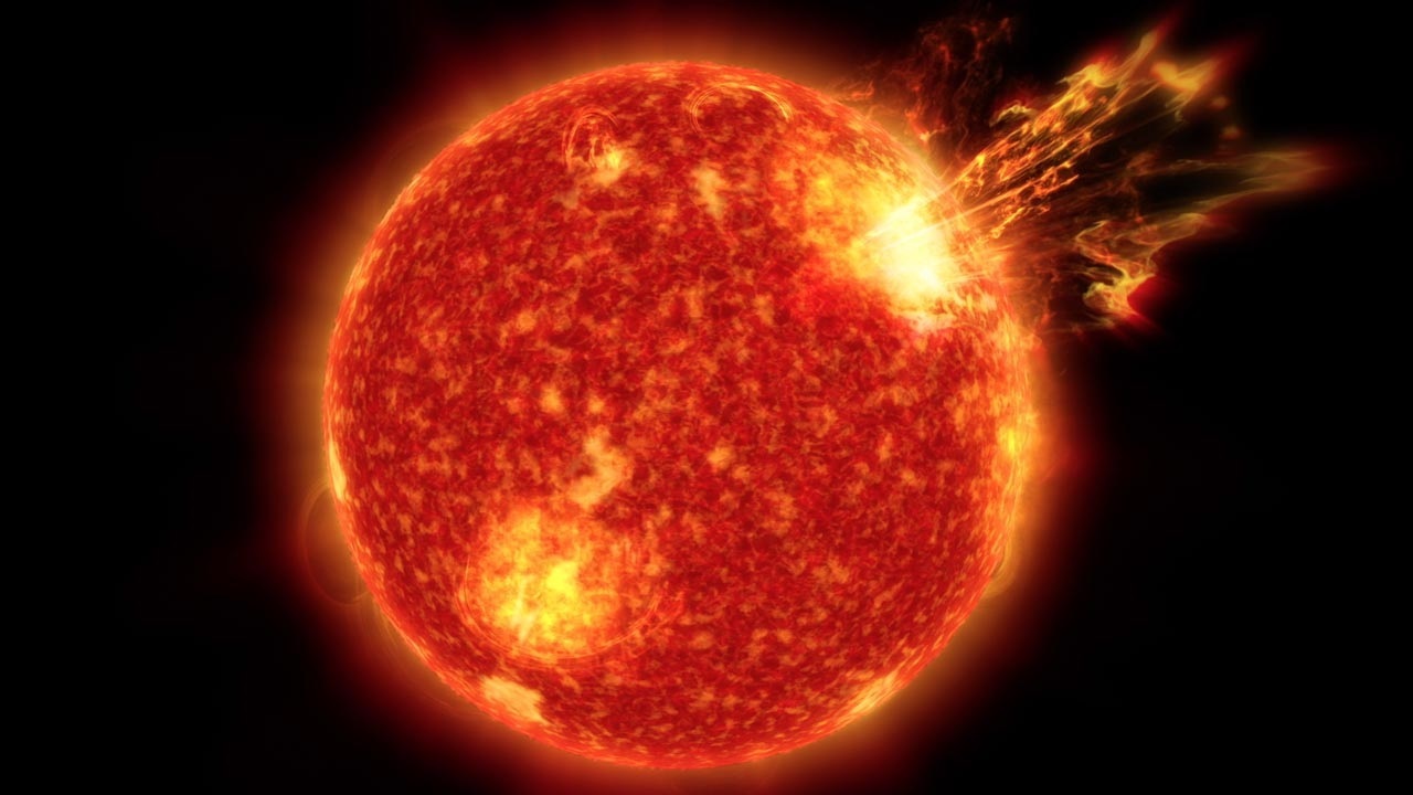 ناسا تصویری جدیدی از شراره های خورشیدی تهیه کرده که شبیه به تصویر استخراج شده از  فیلم های تخیلی به نظر می رسد.