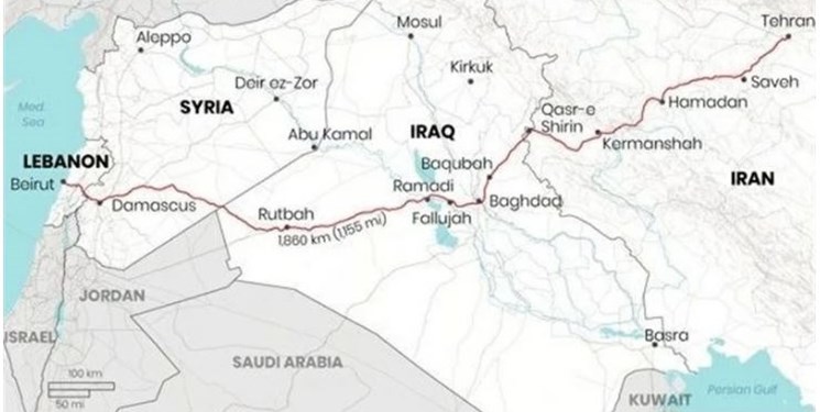 تکمیل کریدور ترانزیتی کشورهای‌ جبهه مقاومت در گرو همکاری عراق