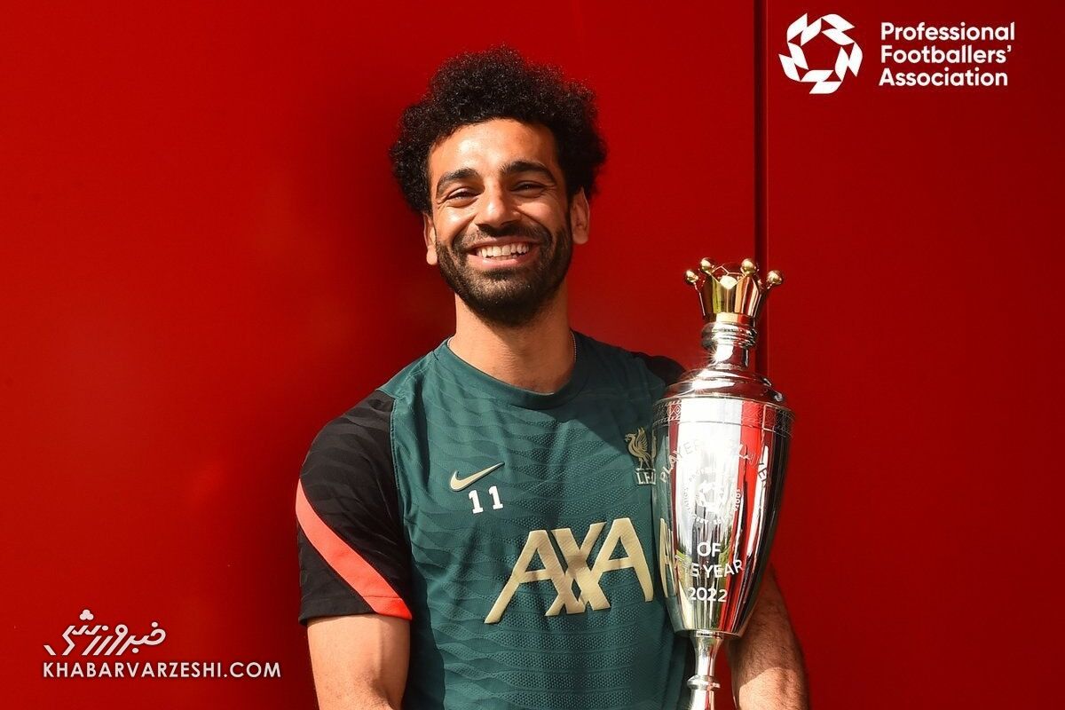 محمد صلاح بهترین بازیکن فصل لیگ برتر شد