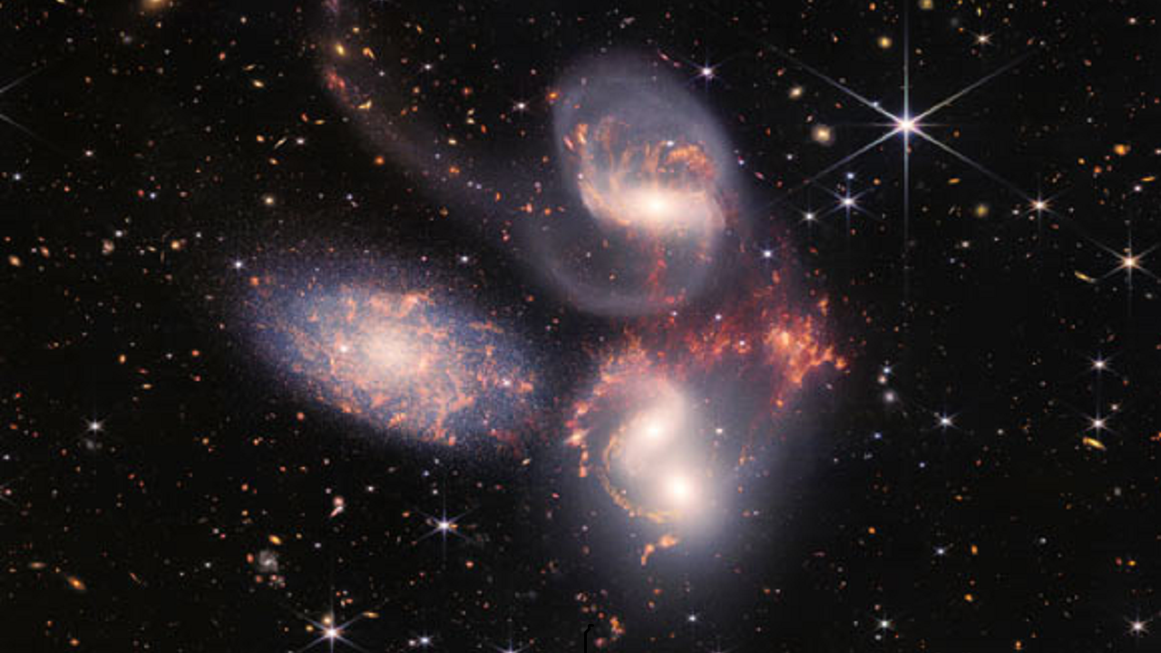 تلسکوپ فضایی جیمز وب، به تازگی تصویری با کیفیت از کهکشان پنج نفره استفان گرفته و آن را منتشر کرده است.
