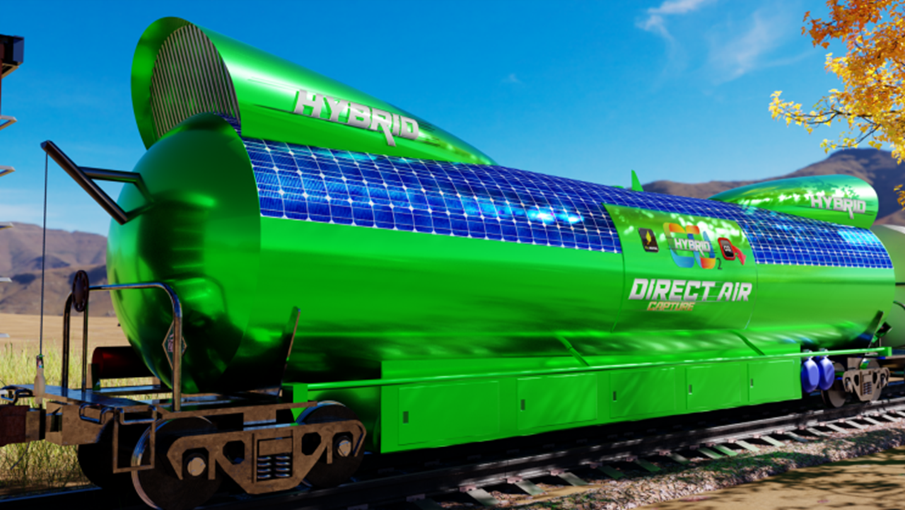 یک شرکت آمریکایی طرحی را ارائه داده که واگن‌های قطار می‌توانند با بهینه سازی انرژی از دست رفته قطار، کربن دی اکسید را از هوا جذب کنند.
