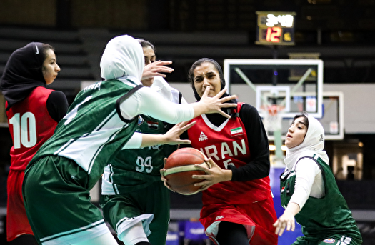 دومین برد تیم بسکتبال دختران زیر ۱۶ سال ایران مقابل عراق