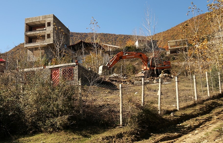 پایان ساخت و ساز‌های غیر مجاز در روستای زیارت استان گلستان