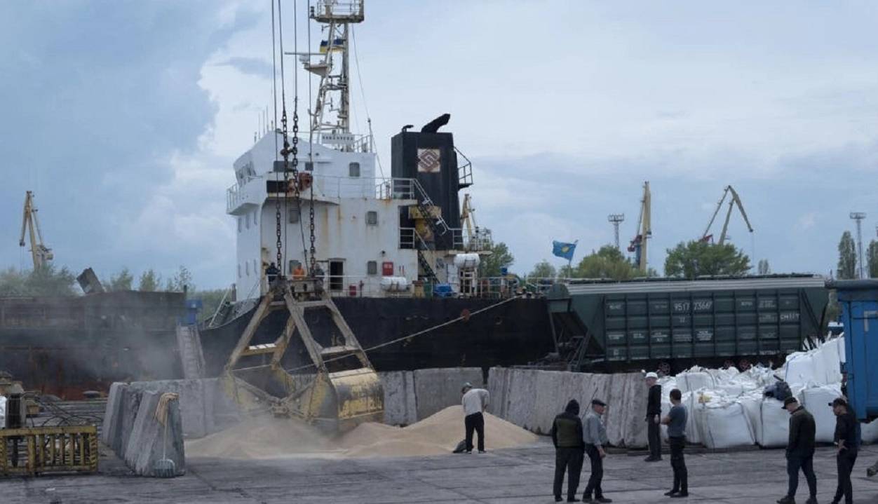 روسیه بندر صادرات غلات در اوکراین را بمباران کرد
