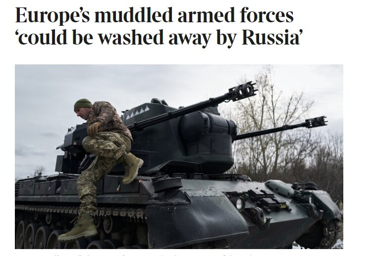 ساندی تایمز: روسیه می‌تواند نیروهای مسلح اروپا را مانند سیل با خود ببرد
