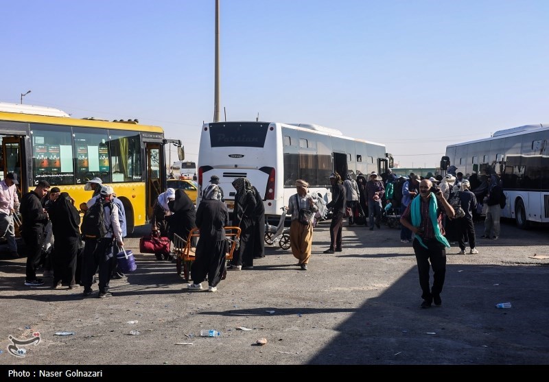 جابجایی ۲۲ درصد زائران اربعین با ناوگان عمومی جاده‌ای