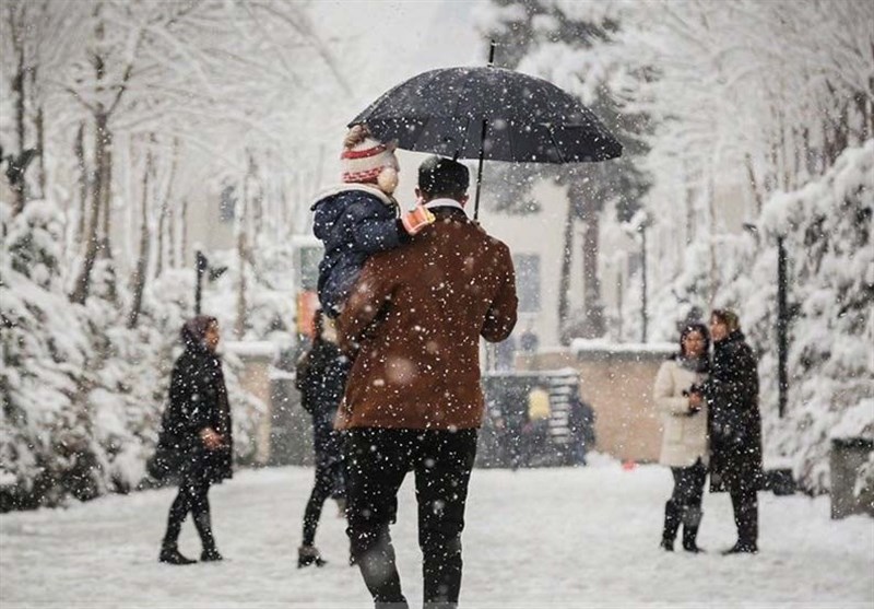 هواشناسی ایران۱۴۰۳/۱۰/۱؛بارش اولین برف زمستانی در ۲۶ استان