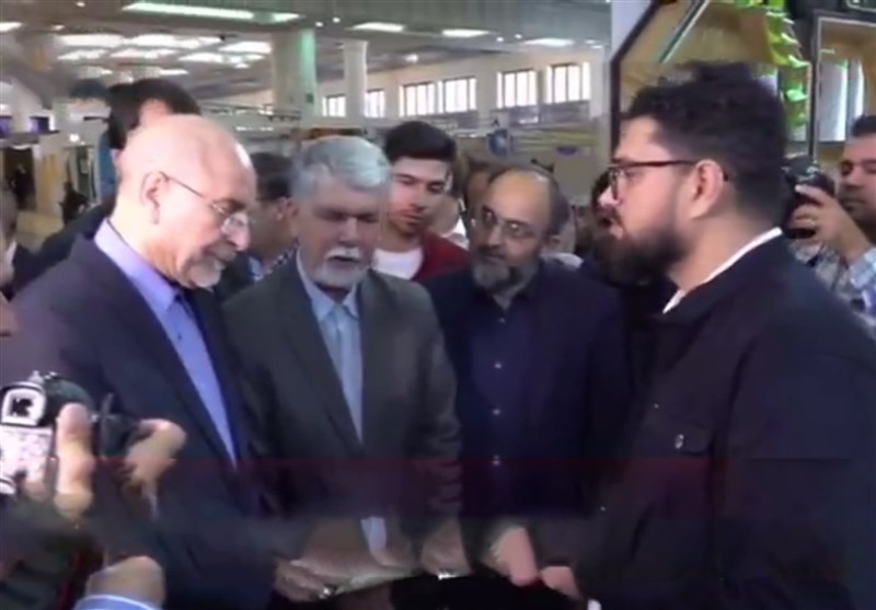 رئیس مجلس از نمایشگاه کتاب تهران بازدید کرد