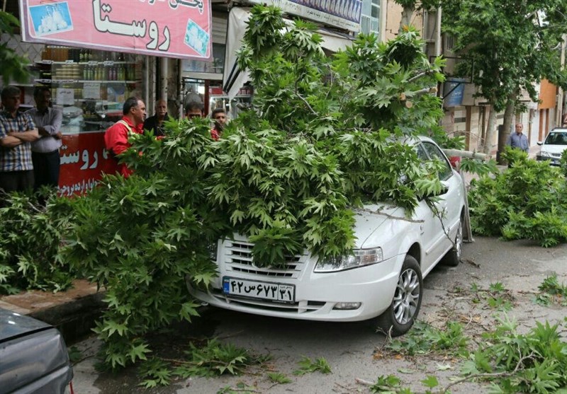 هواشناسی ایران۴/۲/۱۵؛ وقوع تندباد در دامنه‌های جنوبی البرز