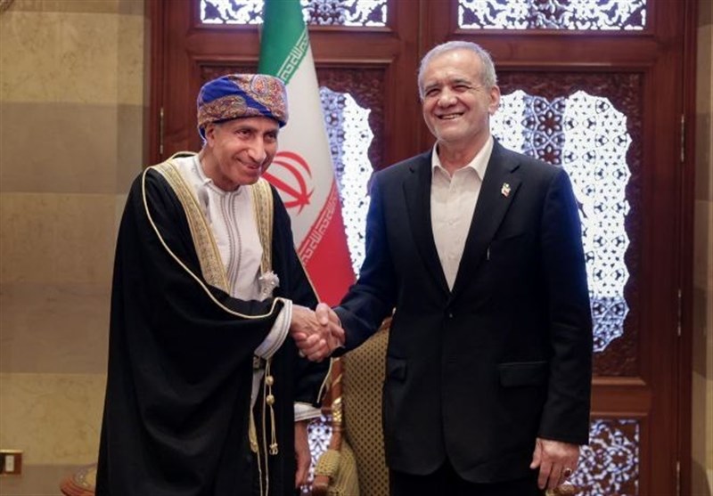 دولت چهاردهم , سلطان عمان , مسعود پزشکیان | پزشکیان , رئیس جمهوری اسلامی ایران , 